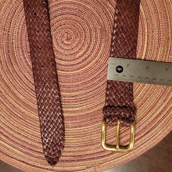 Badgery Brown Kangaroo Leather Belt Made in Australia - Picture 4 of 6